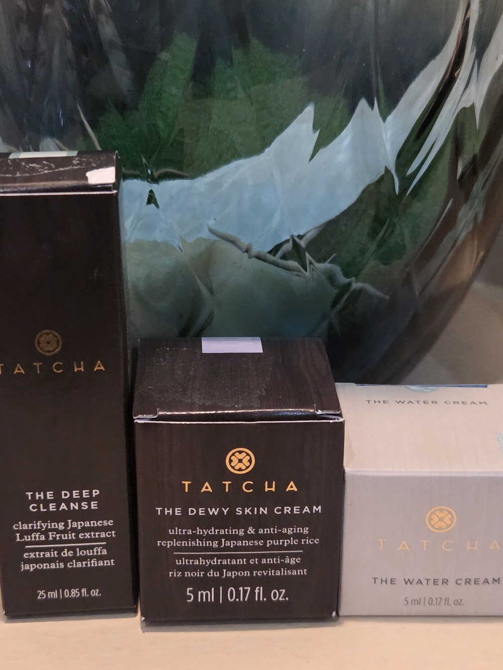 Tatcha Mini Skincare Bundle The Deep Cleanse Water Cream Dewy Skin Cream New